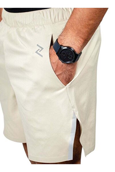 Zaecy Men's Training Shorts with Built-in Inner Shorts