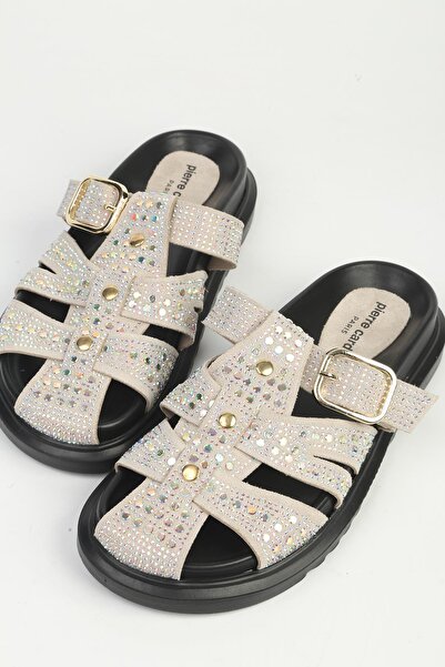 Pierre Cardin Gray Women's Slippers Pc-7835