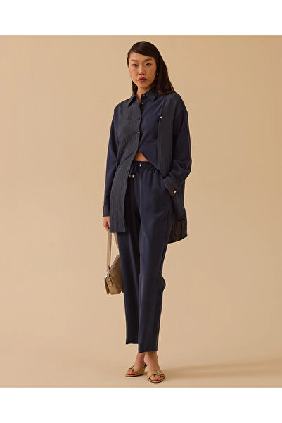 SCL Pantaloni până la gleznă cu șireturi