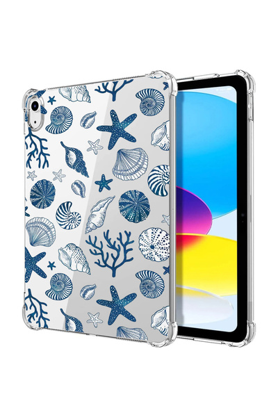 Coverzone iPad 11 A16 2025 10.Nesil 10.9 inç ile uyumlu Köşe Korumalı Desenli...