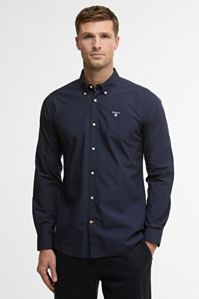 Barbour Treeport Poplin Gömlek NY91 Navy