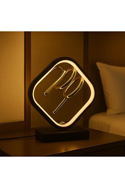 Generic Spiral Noir LED Table Lamp