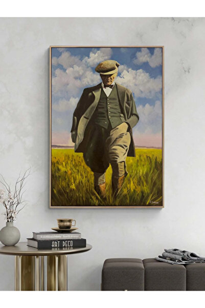 Simurg Sanatevi Atatürk’ün Işığında Yağlı Boya Tablosu