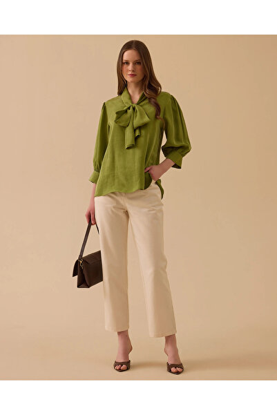 SEÇİL Fular Yakalı Bluz