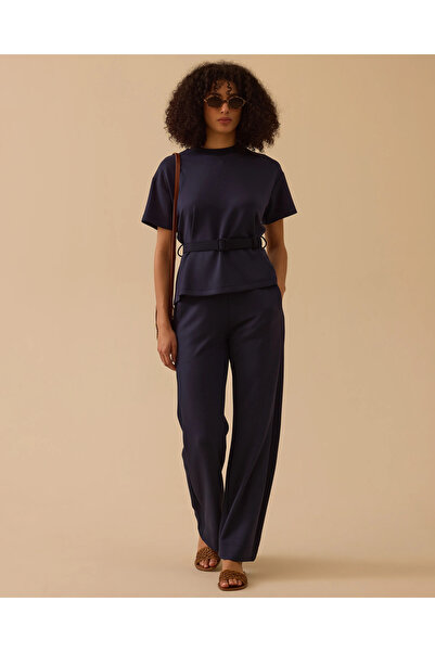 SEÇİL Belted Short Sleeve Suit