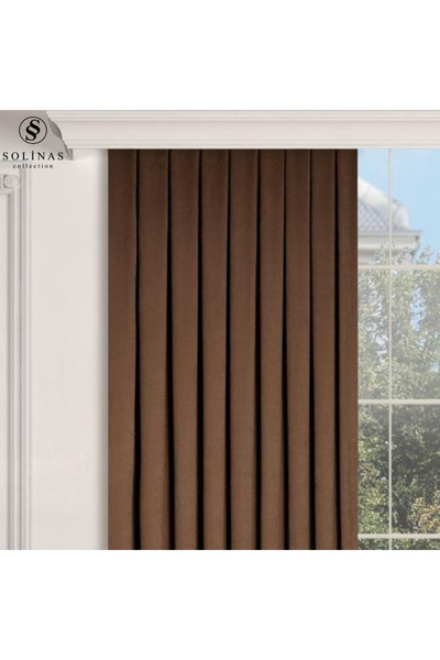 Solinas Collection Maro Diamant 1x3 pliuri dese draperie – dintr-o singură bucată