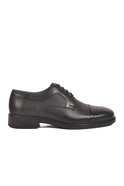AYAKMOD Black Genuine Leather Men's Casual Shoes 821 m