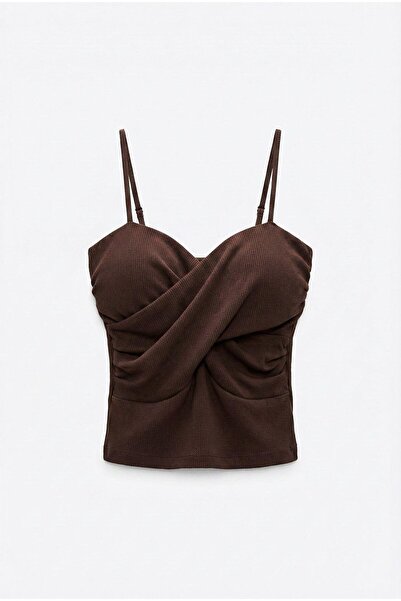 Quzu Kalp Yaka Atlet Kahve