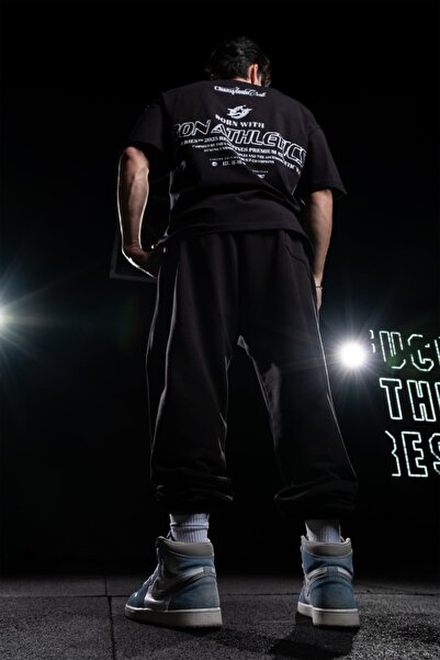 iac iron athletics club تي شيرت بروفن أوفرسايز