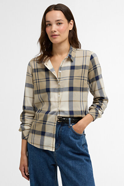 Barbour Bredon Gömlek NY51 Dress Navy Tartan