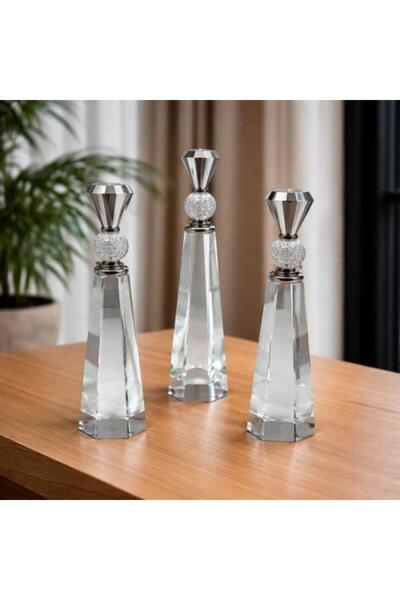 Generic Luxury Crystal Decorative Set - Three Pieces