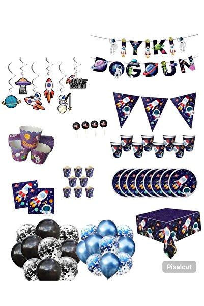 Mehca Uzay 8 kişilik detaylı bul doğum günü konsepti
