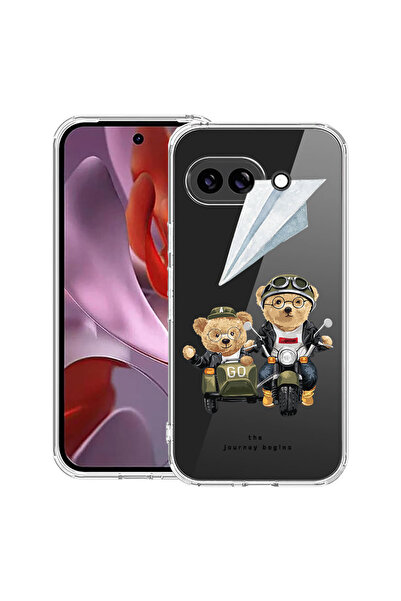 bestcase Husă Anti Shock Case For Google Pixel 10a, cu Design Teddy On The Ro...