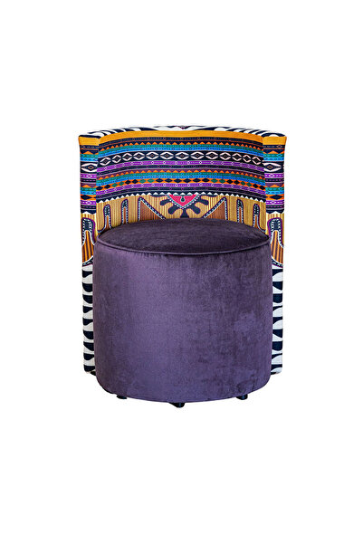 NOCCASA Etnik Desenli Sırt Destekli Puf