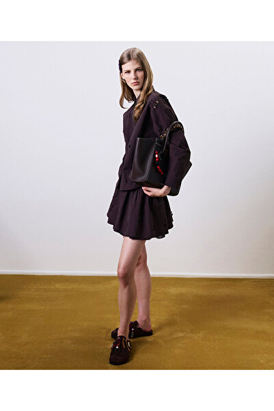 Twist LAZER KESİM VOLANLI ETEK