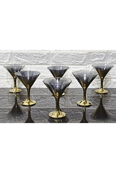 atabey home طقم 6 قطع من أوعية الآيس كريم والسكر والتيتانيوم الذهبي والوعاء و...