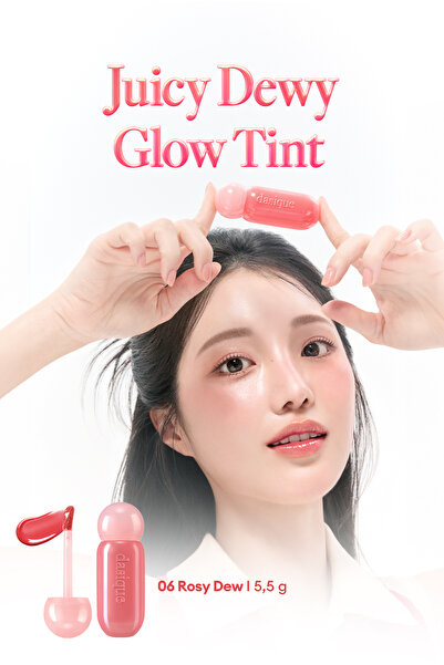 dasique ملمع شفاه لامع وملون خفيف مع تأثير مرطب (06 روزي ديو)