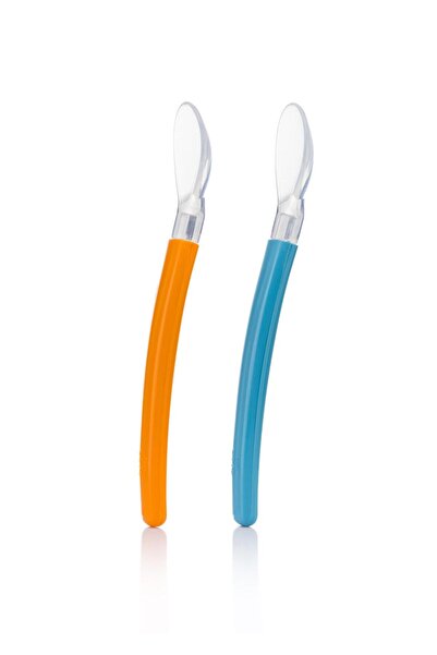 Wee Baby Silikon Uçlu 2'li - TURUNCU - MAVİ