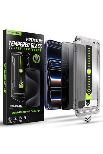 Techsuit iPhone 17 Pro TitanGlass FullCover, προστασία προσωπικών δεδομένων