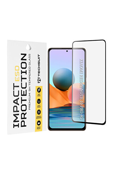 Techsuit Sticlă ESD pentru Xiaomi Redmi Note 10 Pro, neagră