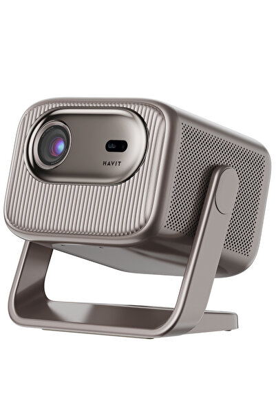 Havit PJ800 Plus 4K Destekli Akıllı Projeksiyon Cihazı - 600 ANSI Lümen - Goo...