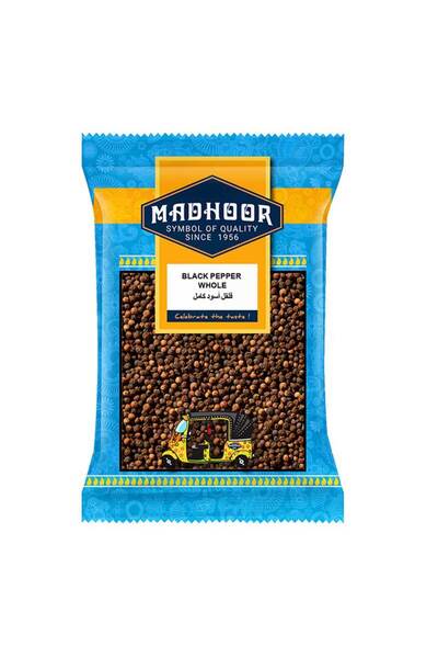 MADHOOR BLACK PEPPER WHOLE 100GM