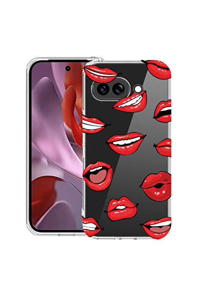 bestcase Husă Anti Shock Case For Google Pixel 10a, cu Design Lips - Kiss Pat...