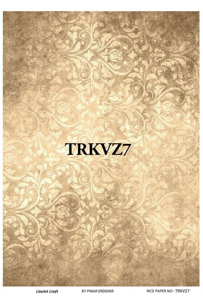 LİNEART PİRİNÇ DEKOPAJ TRKVZ7