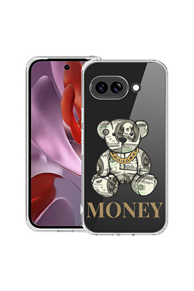 bestcase Αντικραδασμική θήκη για Google Pixel 10a, με σχέδιο αρκουδάκι με χρή...