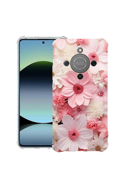 bestcase Husă Anti Shock Case For Honor Magic8 Lite, cu Design Pink And White...