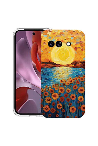bestcase Anti Shock Case For Google Pixel 10a, with Sunflower Painting Design...