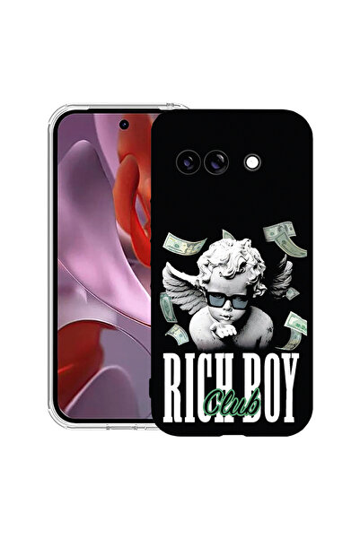 bestcase Αντικραδασμική θήκη για Google Pixel 10a, με σχέδιο Rich Boy Club, 3...
