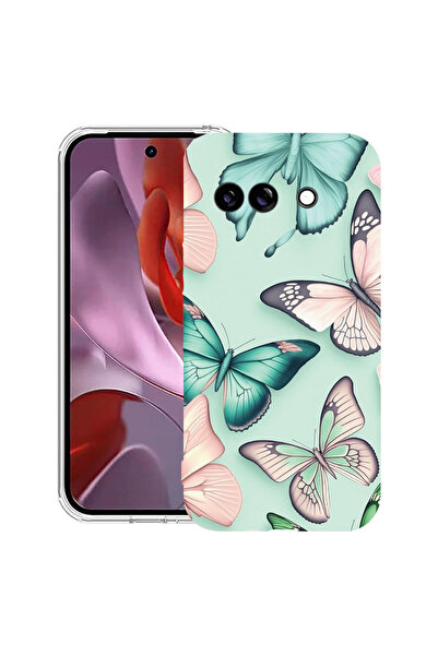 bestcase Husă Anti Shock Case For Google Pixel 10a, cu Design Butterfly Patte...
