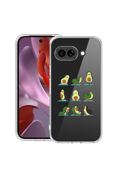 bestcase Удароустойчив калъф за Google Pixel 10a, с дизайн „Авокадо Йога“, 31...