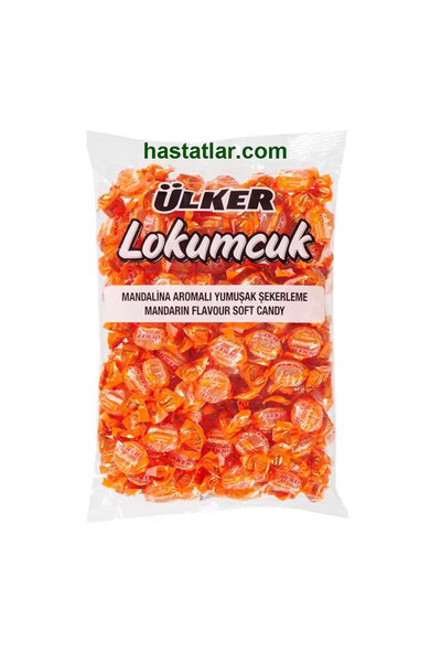 Ülker حلوى لوكومكوكيك الناعمة بنكهة الماندرين 1 كجم