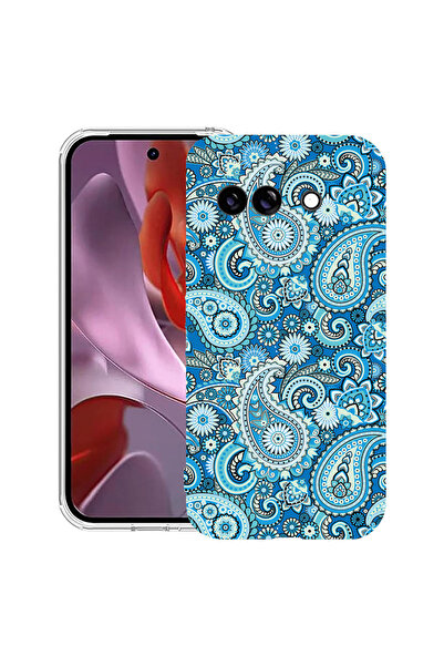 bestcase Husă Anti Shock Case For Google Pixel 10a, cu Design Blue Non-figura...