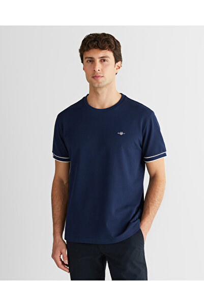 Gant Erkek Lacivert Regular Fit T-Shirt
