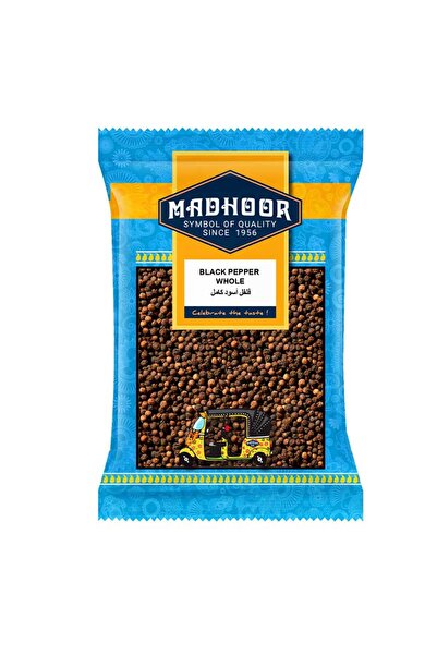 MADHOOR BLACK PEPPER WHOLE 500GM