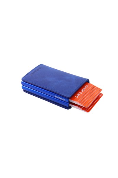 WalSmart Magduo Crazy Smart Mechanism Genuine Leather Wallet