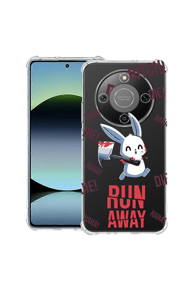 bestcase Husă Anti Shock Case For Honor Magic8 Lite, cu Design Run away!, 312...