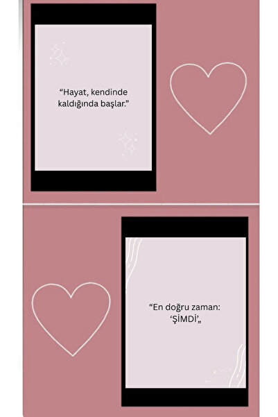 Sereine Cards Minimal Duvar Posteri - Dekoratif 6’lı Set