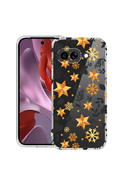 bestcase Αντικραδασμική θήκη για Google Pixel 10a, με σχέδιο Golden Stars, 31...