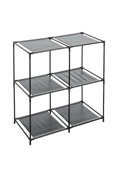 5FIVE Modular shelving unit with 4 organization cubes, 5five, metal structure...