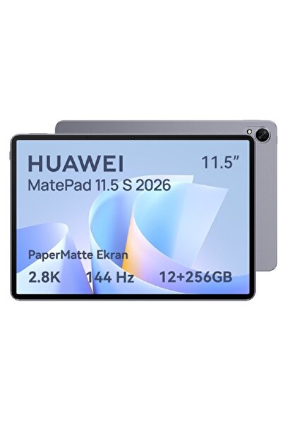 Huawei Yeni (2026) MatePad 11.5S Ultra Net PaperMatte Ekran 12GB 256GB Uzay G...