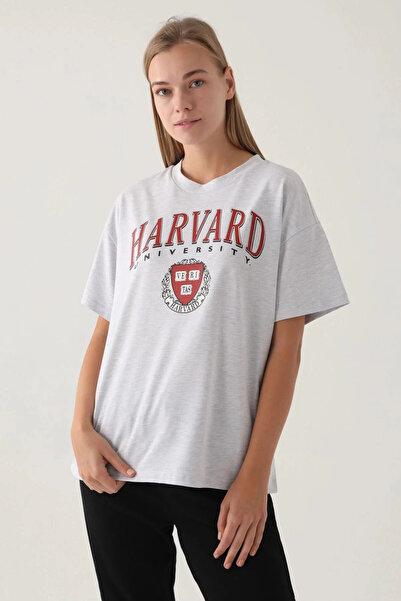 Harvard Business Harvard women's single top - snow melange
