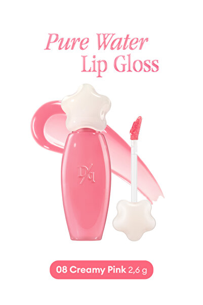 dasique Nemlendirici ve Besleyici, Dudak Parlatıcısı Pure Water Lip Gloss (08...