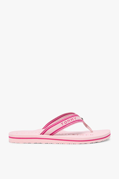 Tommy Hilfiger Th Women's Pink Woven Summer Sandals