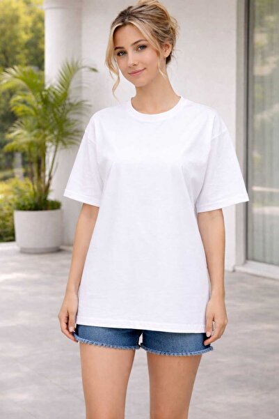 SWARO Oversized T-Shirt with Slits