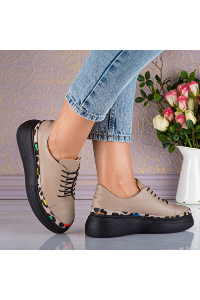 Polinski Shoes Artemis women's sneakers made of natural Leather Made in Romania