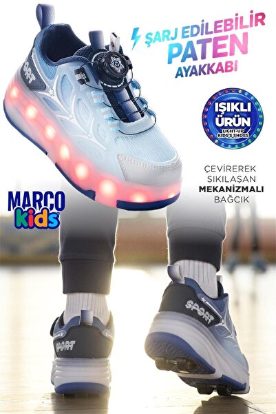 Marco Kids 26Y1801 Çocuk Işıklı Paten Ayakkabı